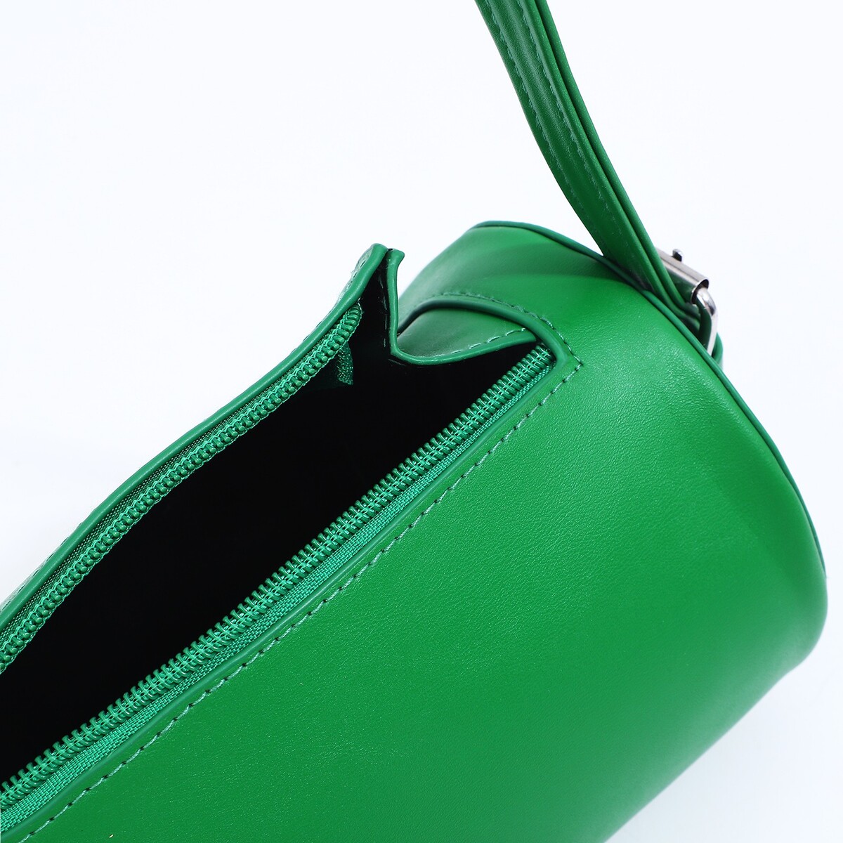 фото Сумка кросс-боди на молнии, цвет зеленый no brand