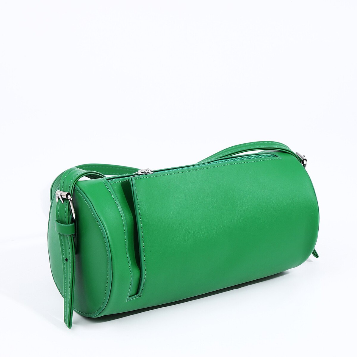 фото Сумка кросс-боди на молнии, цвет зеленый no brand