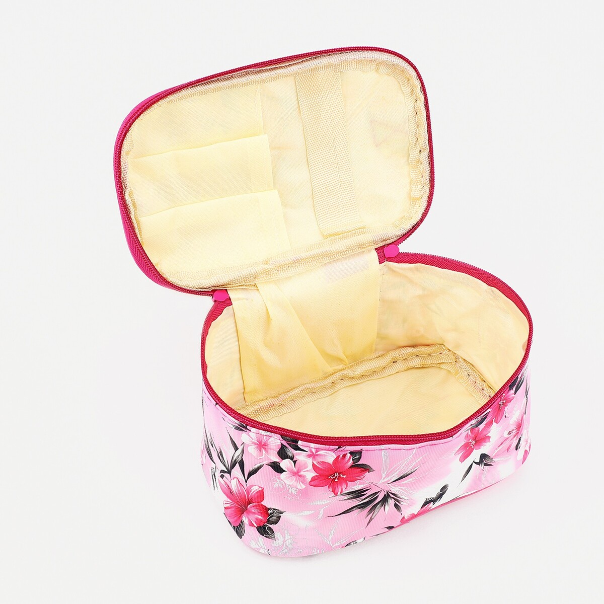 фото Косметичка на молнии, цвет розовый no brand