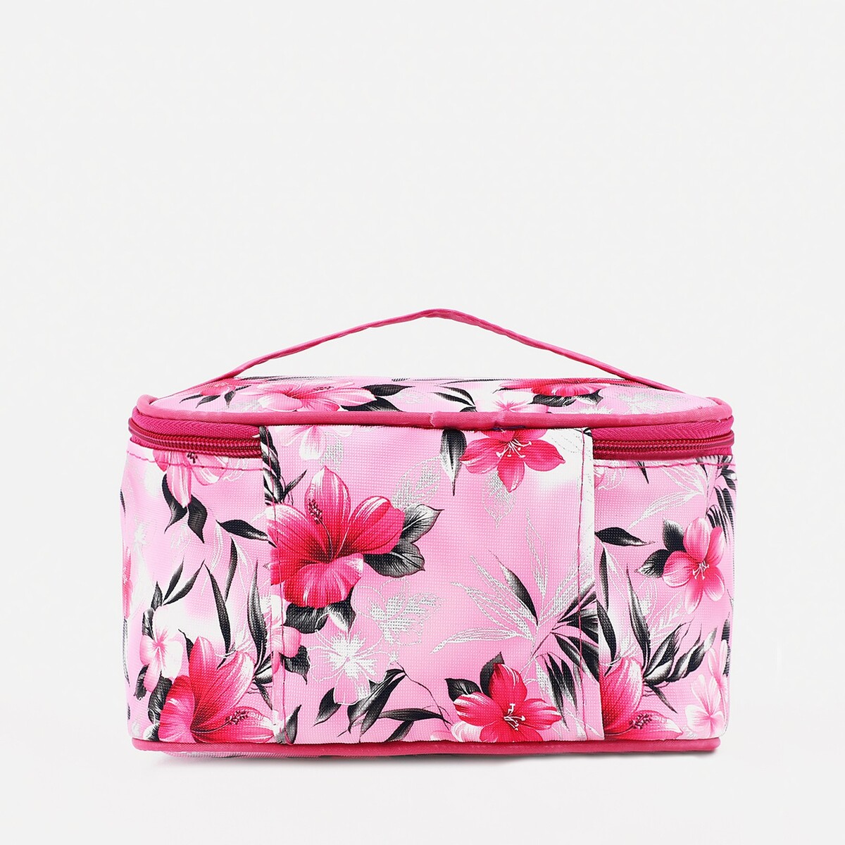 фото Косметичка на молнии, цвет розовый no brand