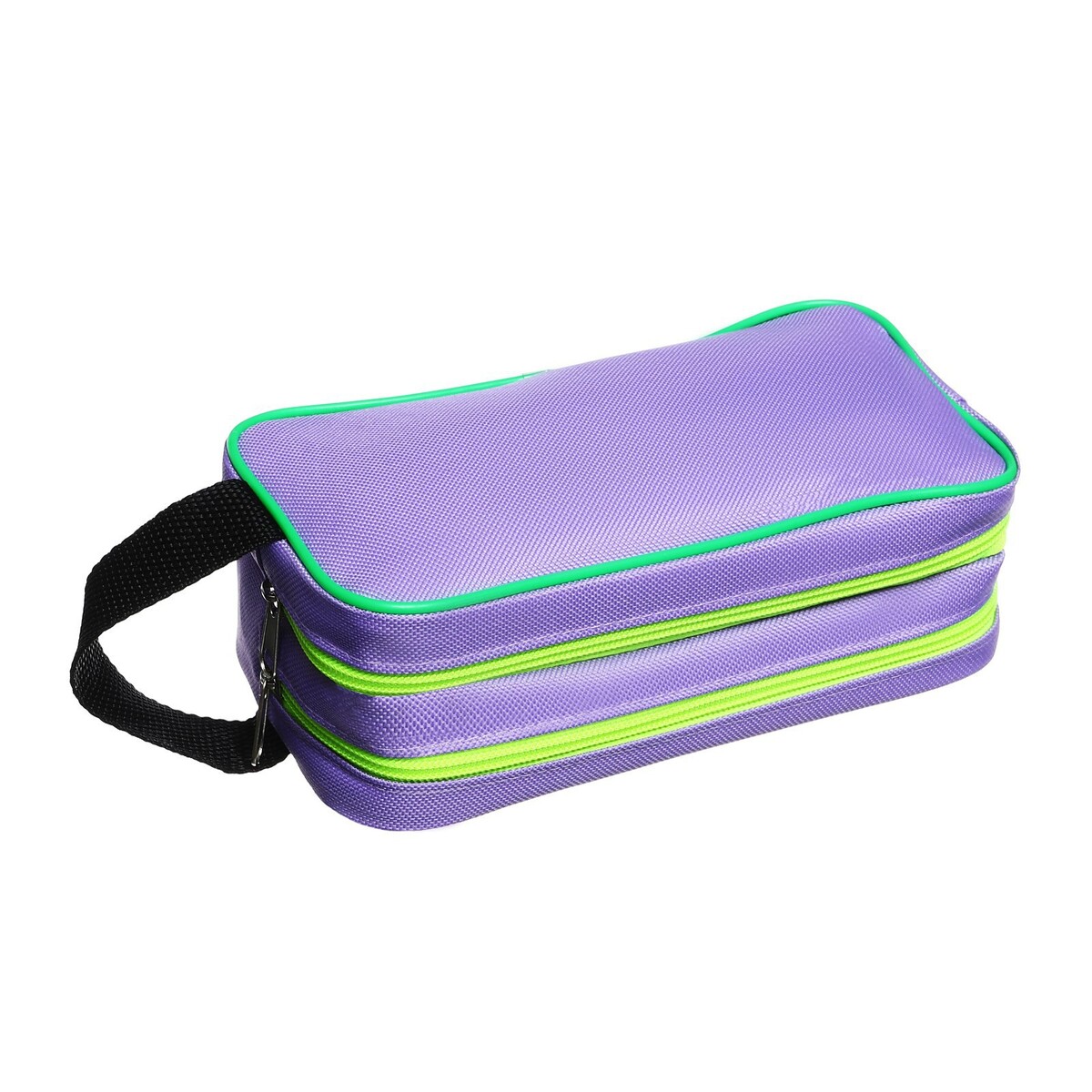 фото Пенал мягкий 2 отделения, 100 х 220 х 70 мм, объемный, calligrata