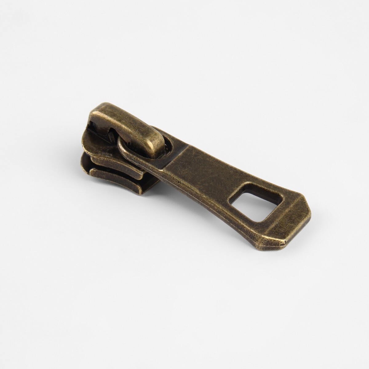 фото Замок автоматический для металлической молнии, №5, 10 шт, цвет антик арт узор