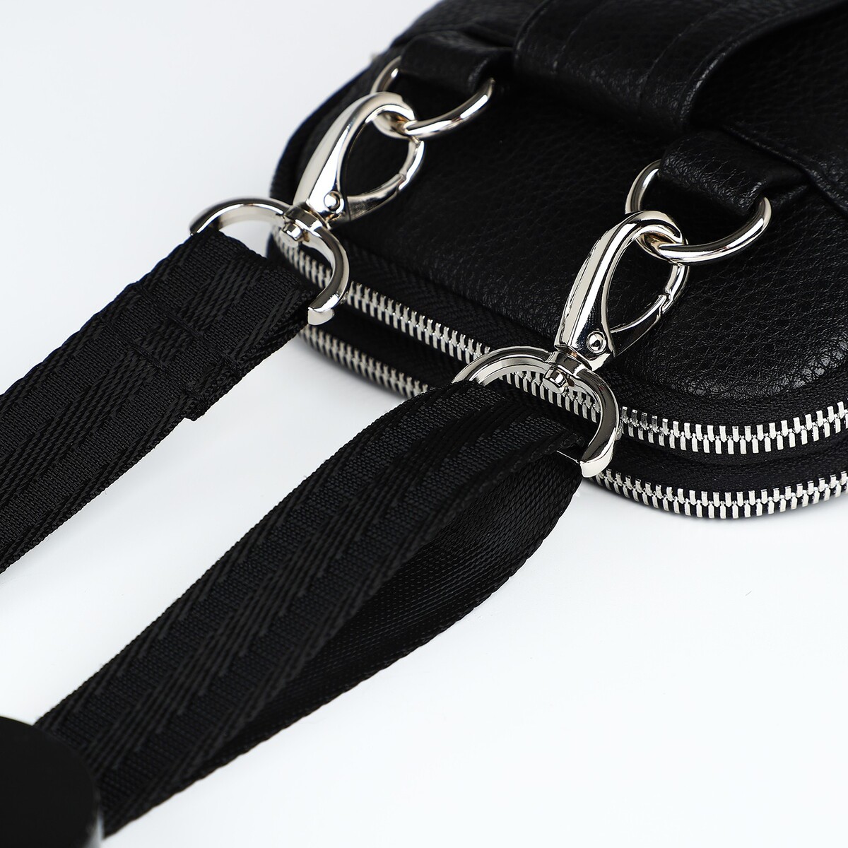 фото Сумка мужская textura через плечо, цвет черный