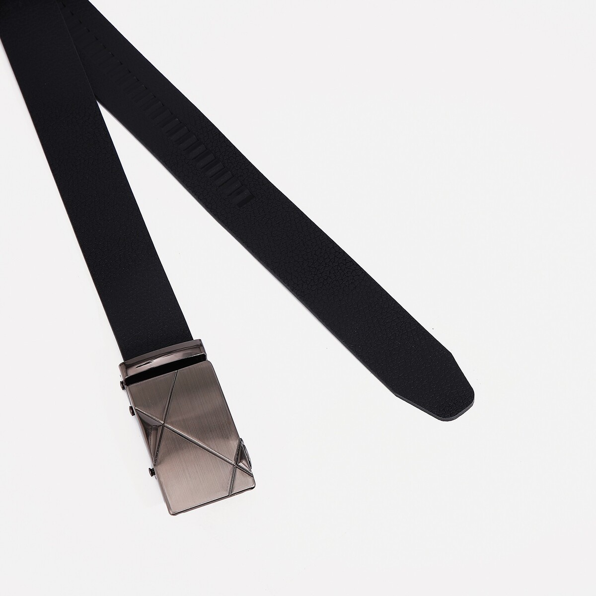 фото Ремень мужской, ширина 3,5 см, автомат, цвет черный no brand