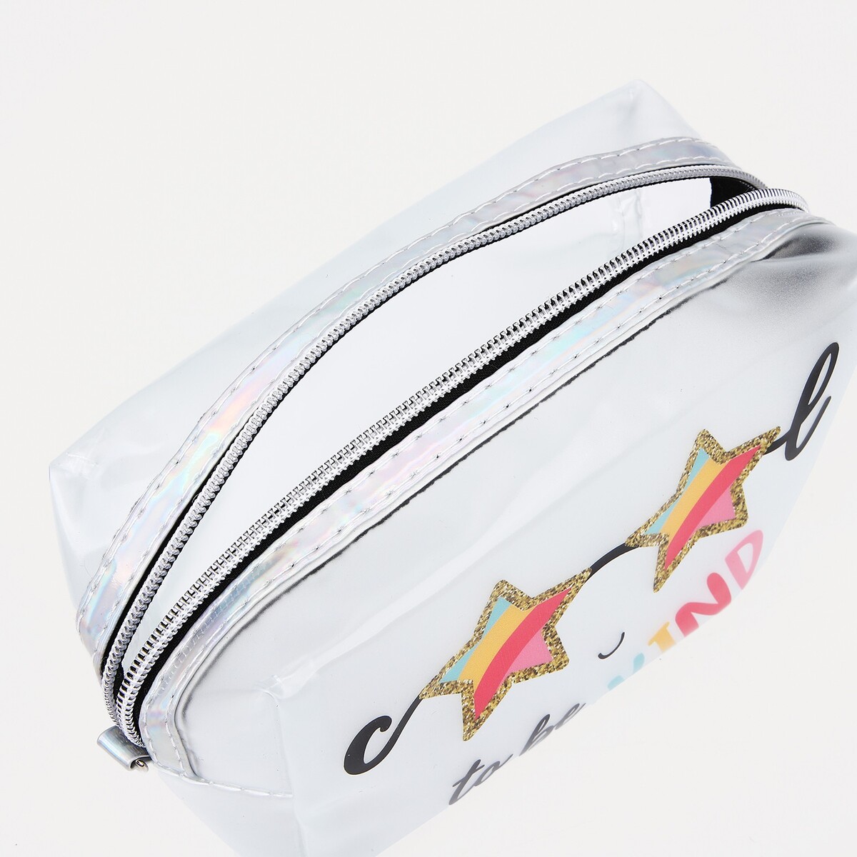фото Косметичка на молнии, цвет матовый/разноцветный no brand