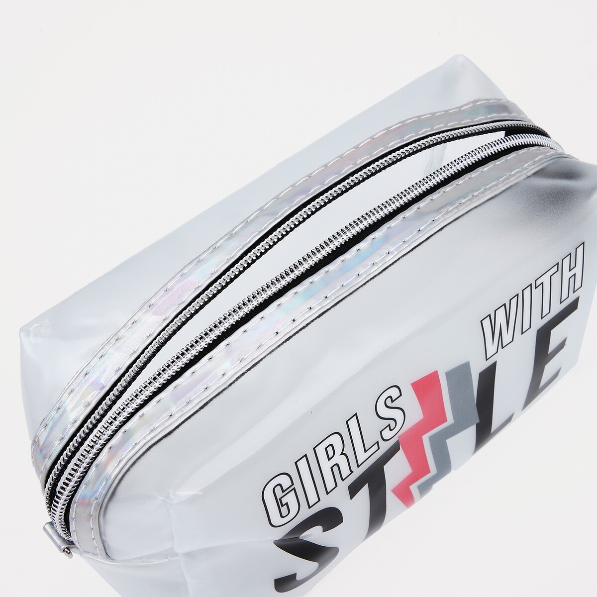 фото Косметичка на молнии, цвет матовый/разноцветный no brand