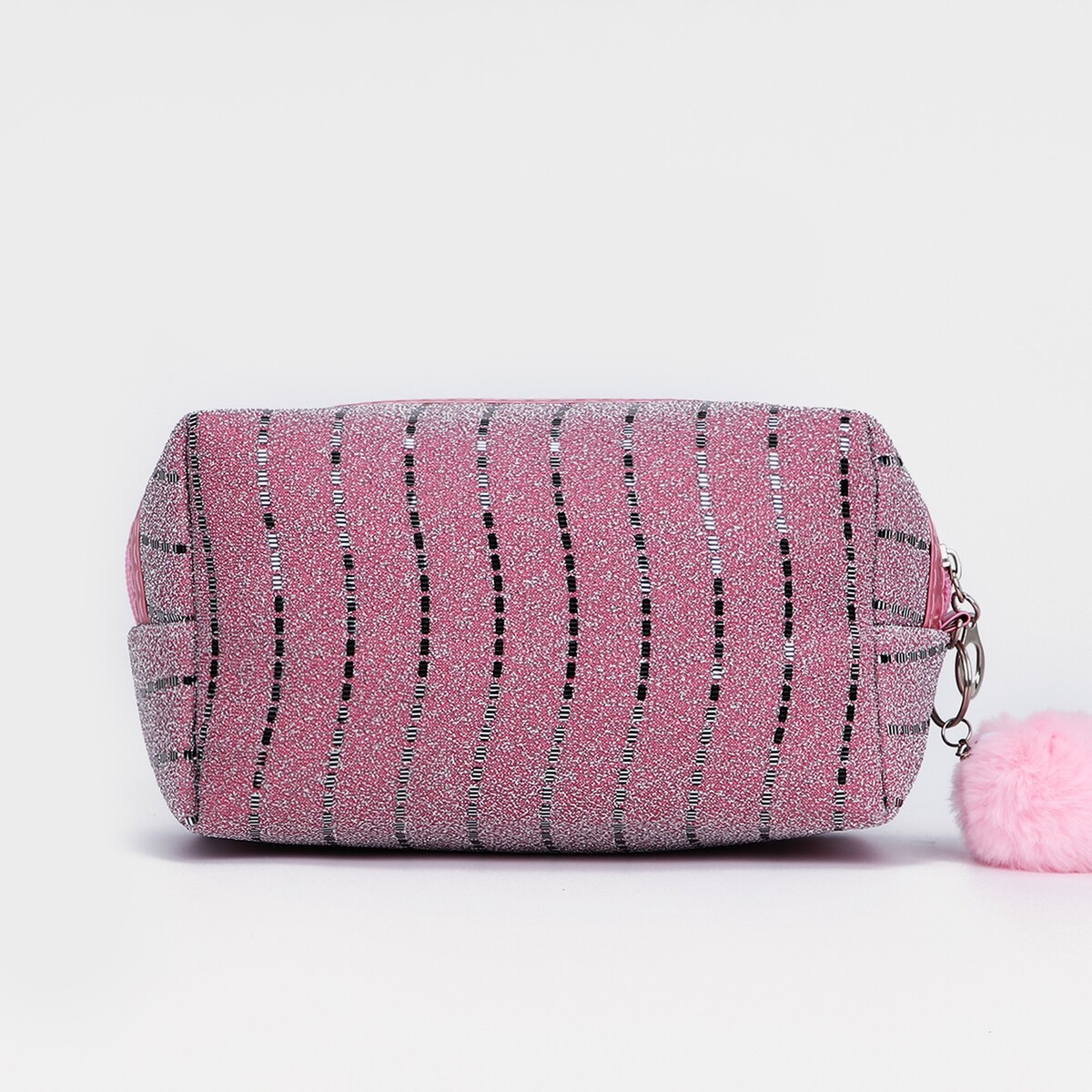 фото Косметичка на молнии, цвет розовый no brand