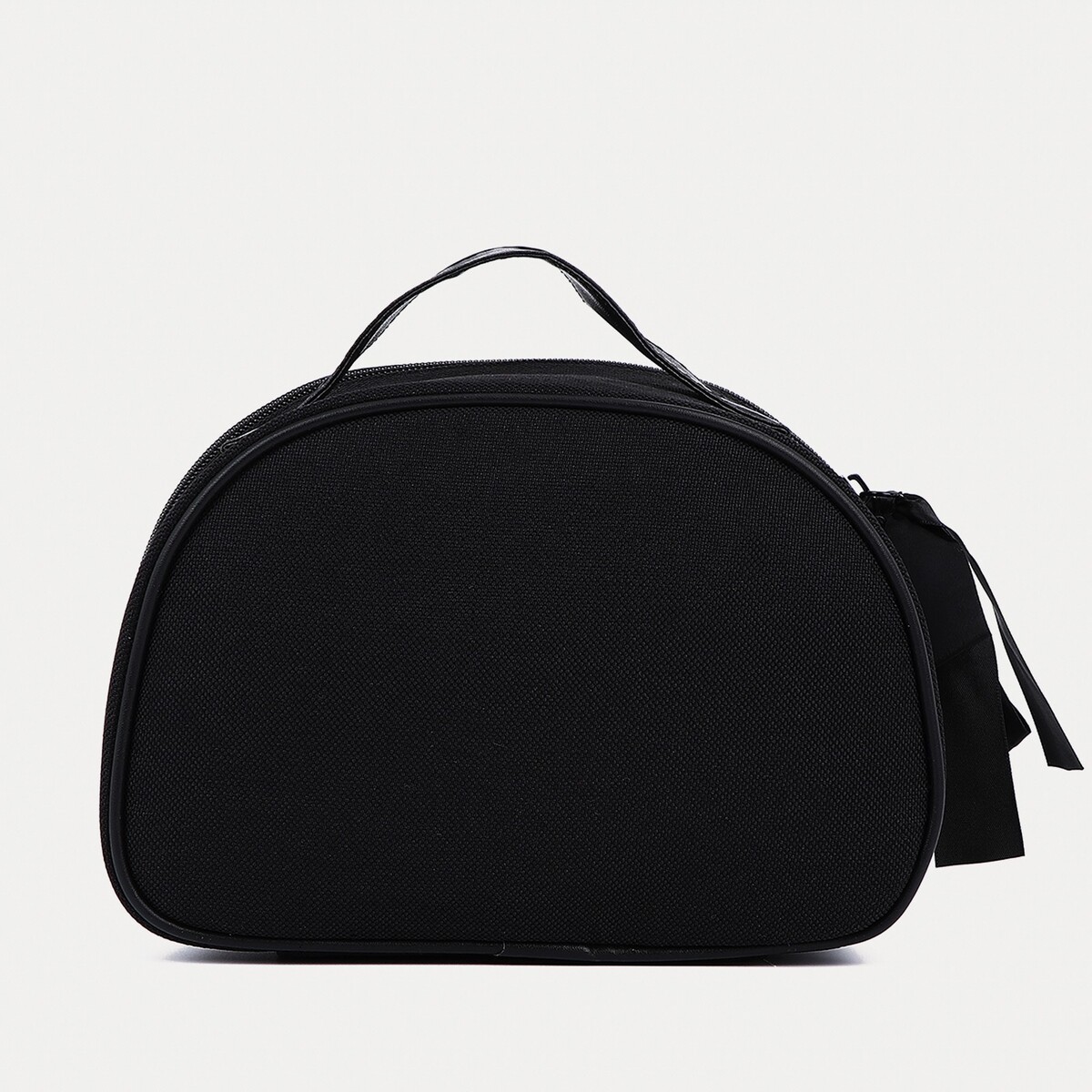 фото Косметичка на молнии, с подкладом, цвет черный no brand