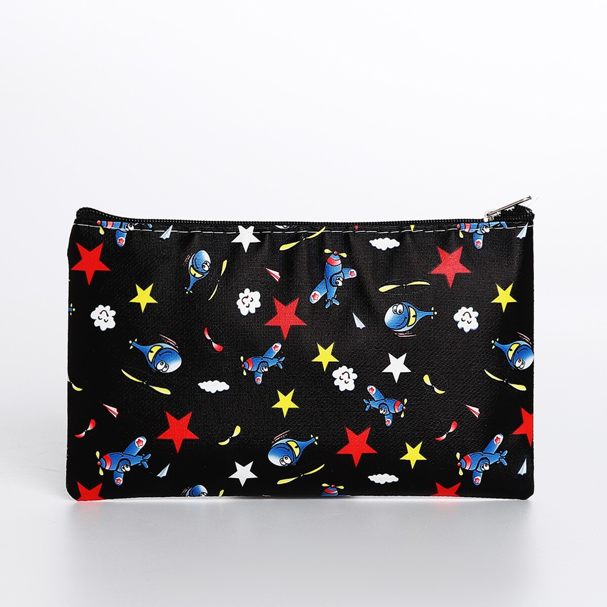 фото Косметичка на молнии, цвет черный no brand