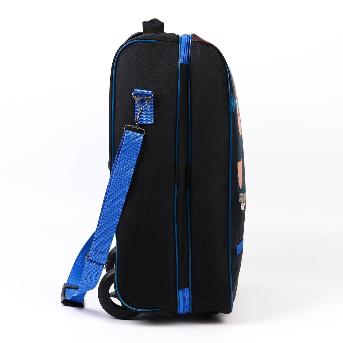 фото Чемодан малый гравити фолз 2 32*23*42 см, отд на молнии, н/карман, черный disney