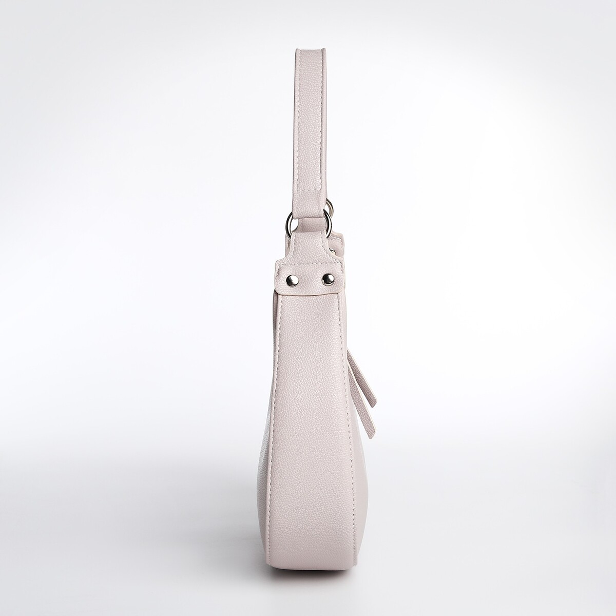 фото Сумка женская textura, багет, маленький размер, цвет бежевый