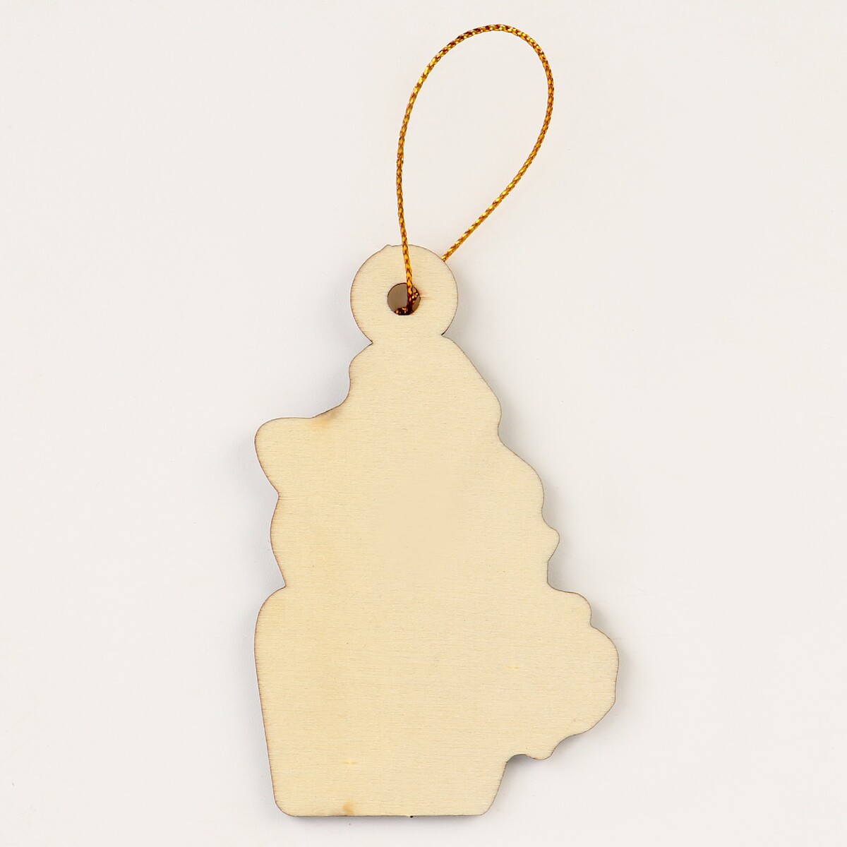 фото Подвеска новогодняя деревянная лесная мастерская