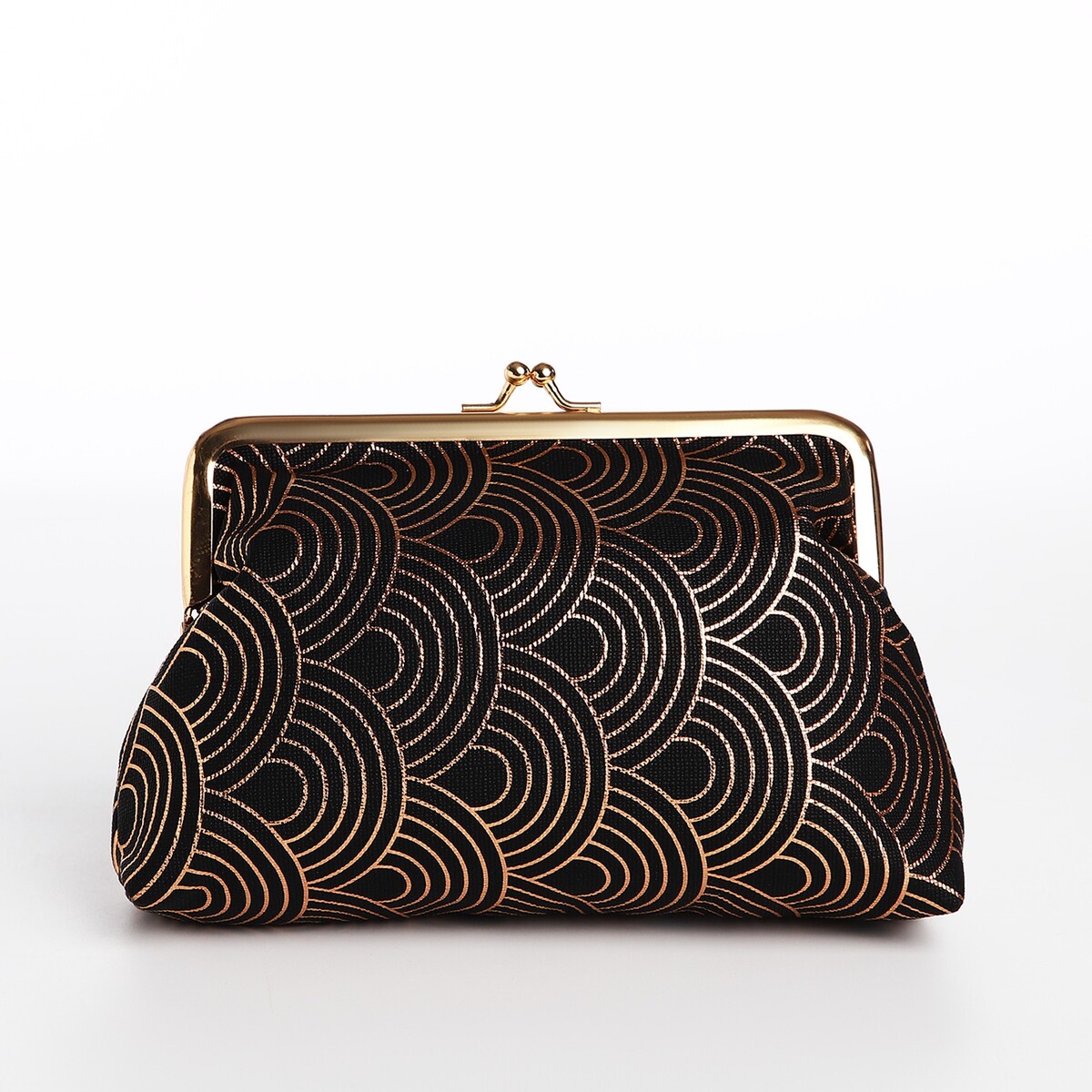 фото Косметичка на фермуаре, цвет черный no brand