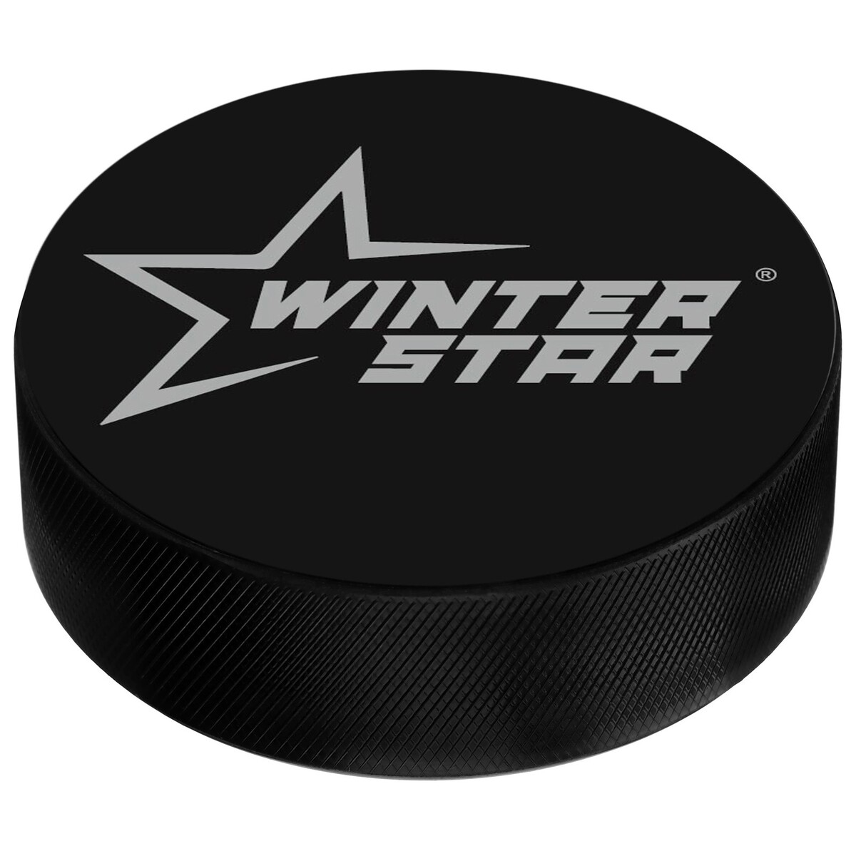 фото Шайба хоккейная winter star, детская, d=6 см