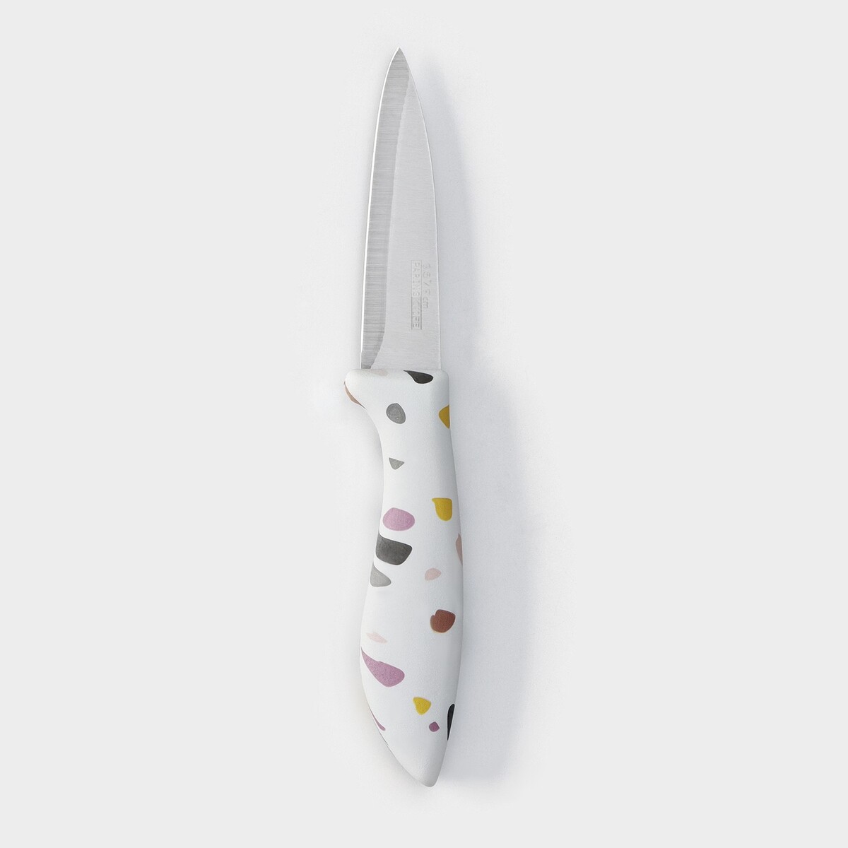 фото Нож для овощей доляна sparkle, цвет белый
