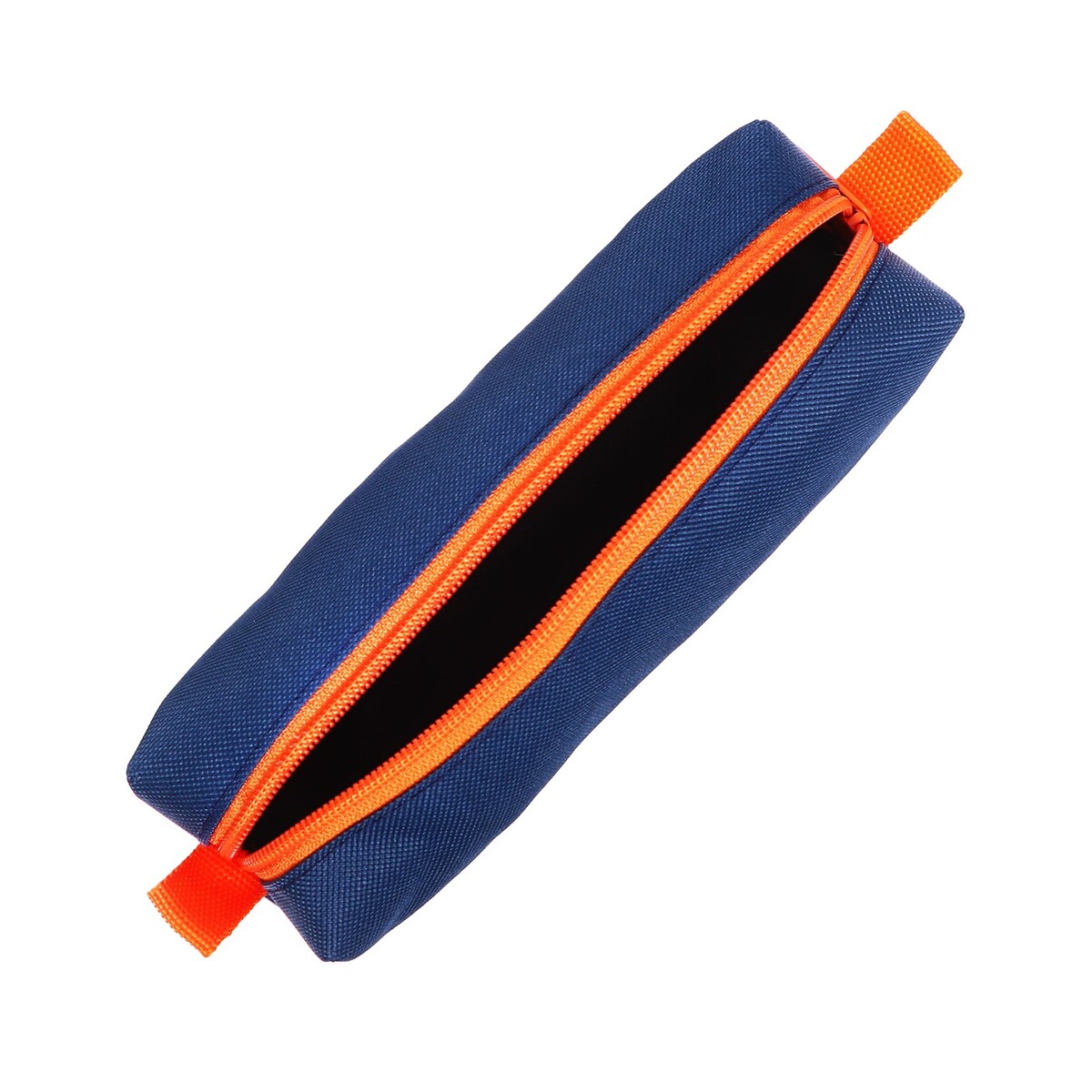 фото Пенал мягкий, 1 отделение, 60 х 195 х 50 мм, объемный, к-921, темно-синий calligrata