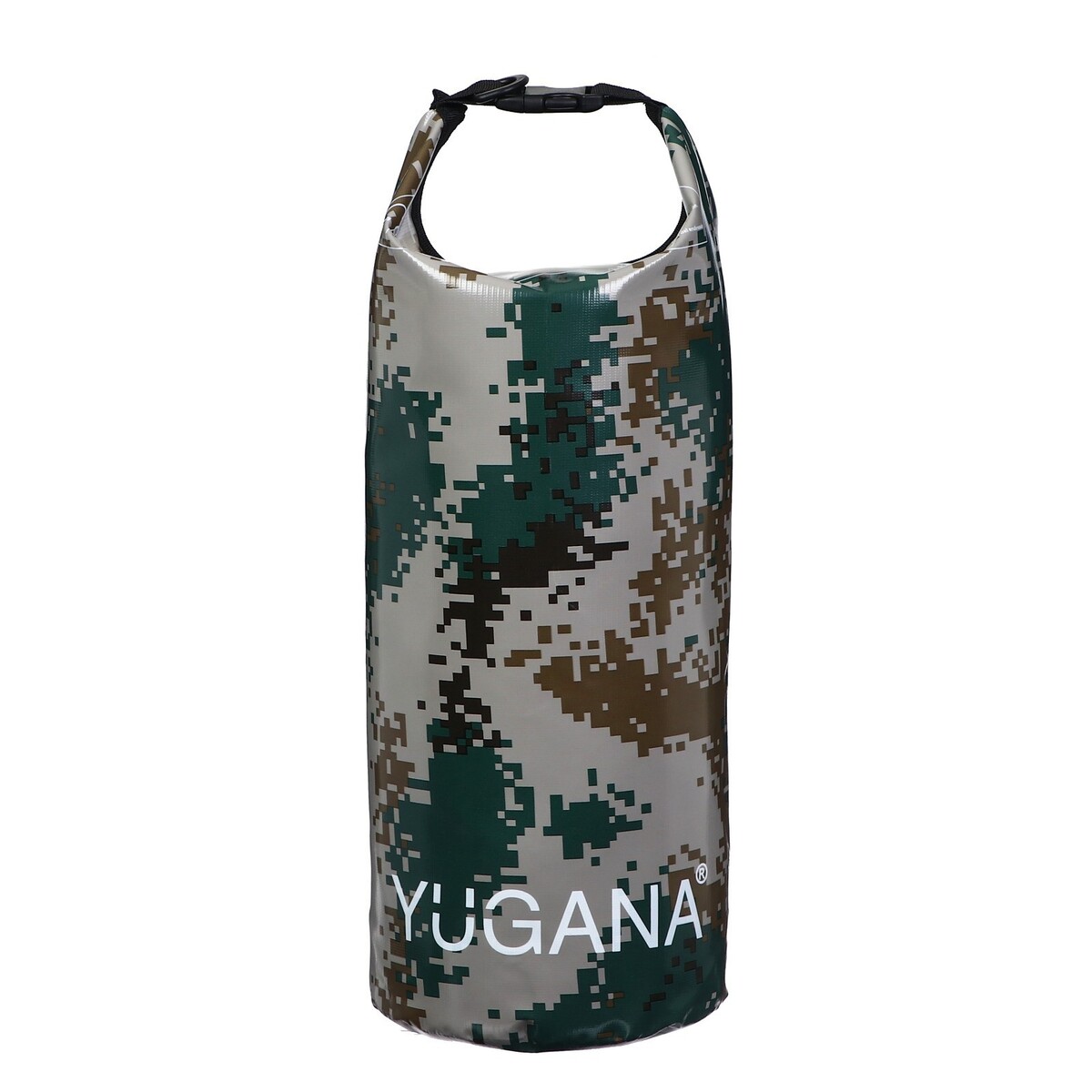 фото Гермомешок yugana, пвх, водонепроницаемый 20 литров, один ремень, камуфляж