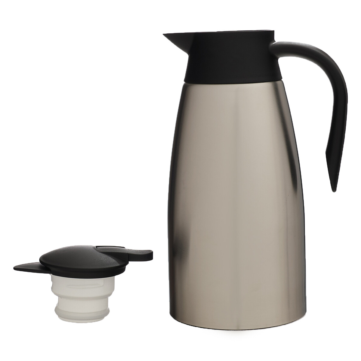 фото Термос-кофейник, 2 л, сохраняет тепло до 24 ч, серый no brand