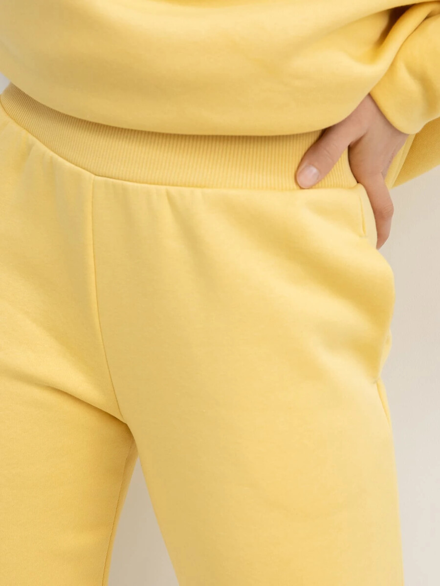 фото Теплые однотонные брюки-джоггеры в оттенке mark formelle