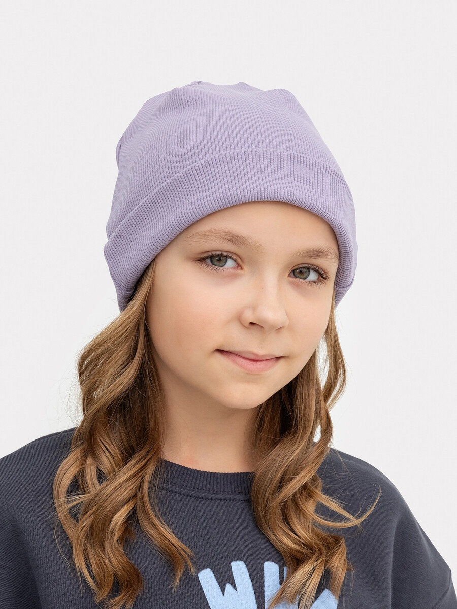 фото Шапка детская в фиолетовом цвете mark formelle