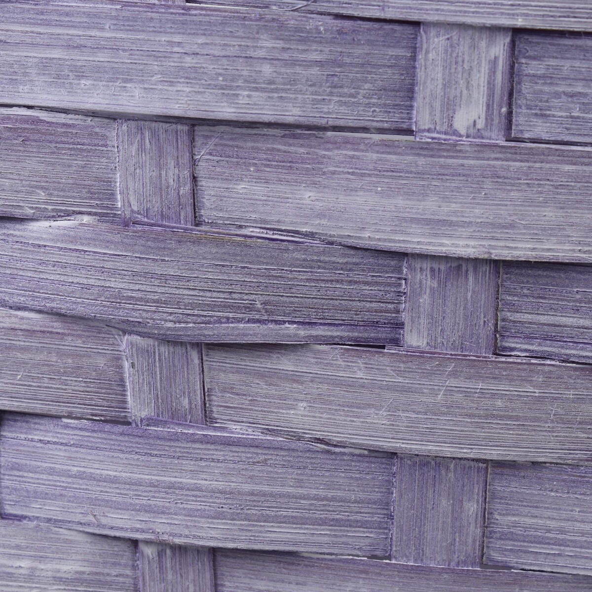 фото Корзина плетеная, d26 х 13 х 11 см, фиолетовая, бамбук no brand