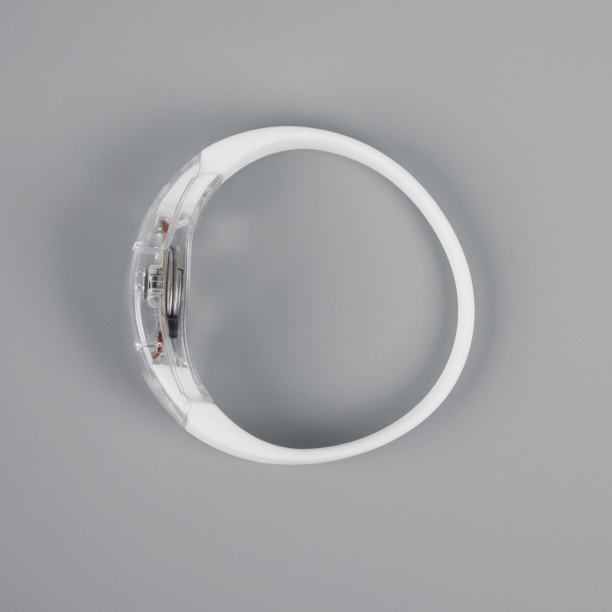 фото Светодиодный браслет белый, батарейки cr2016х2, свечение белое no brand