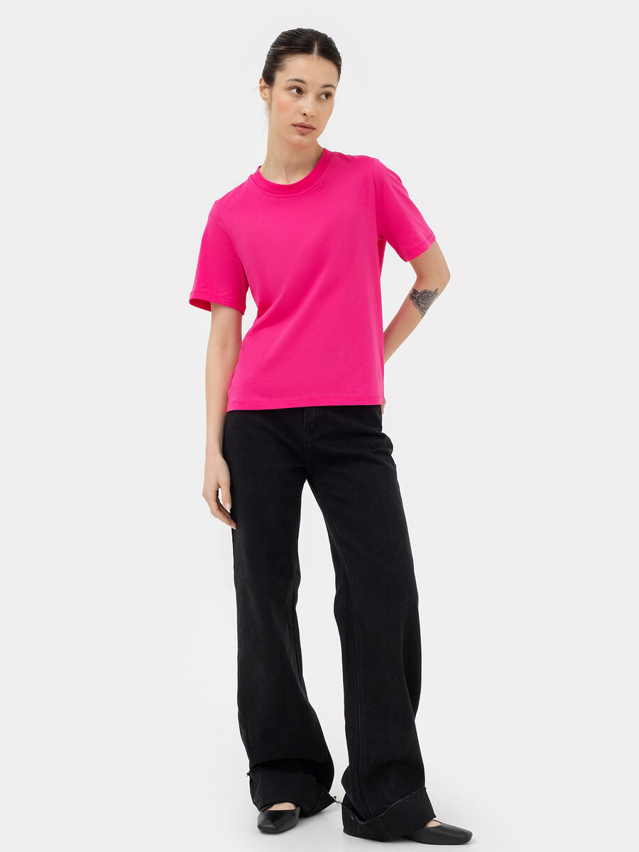 фото Футболка женская в ярко-розовом цвете mark formelle