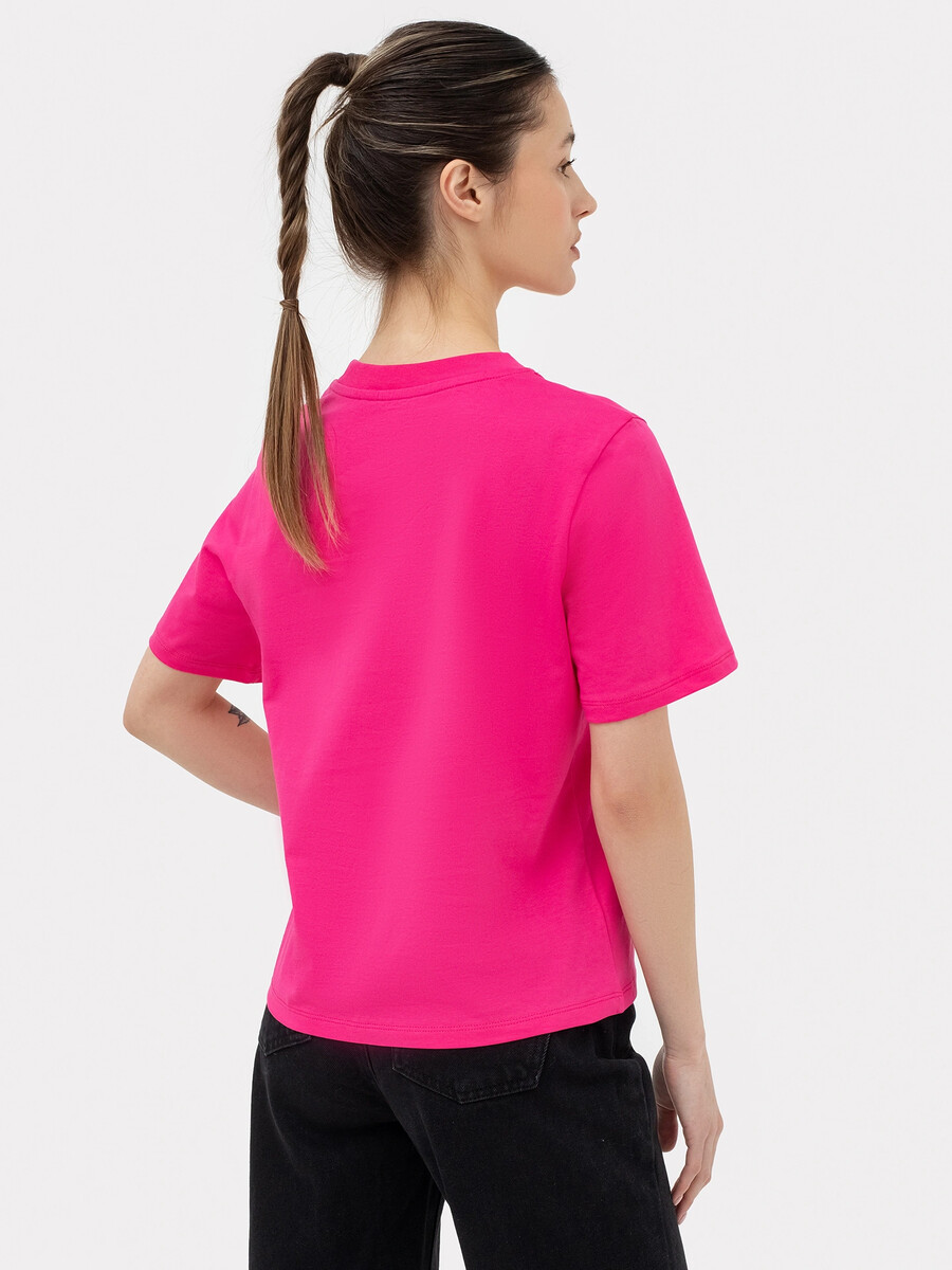 фото Футболка женская в ярко-розовом цвете mark formelle