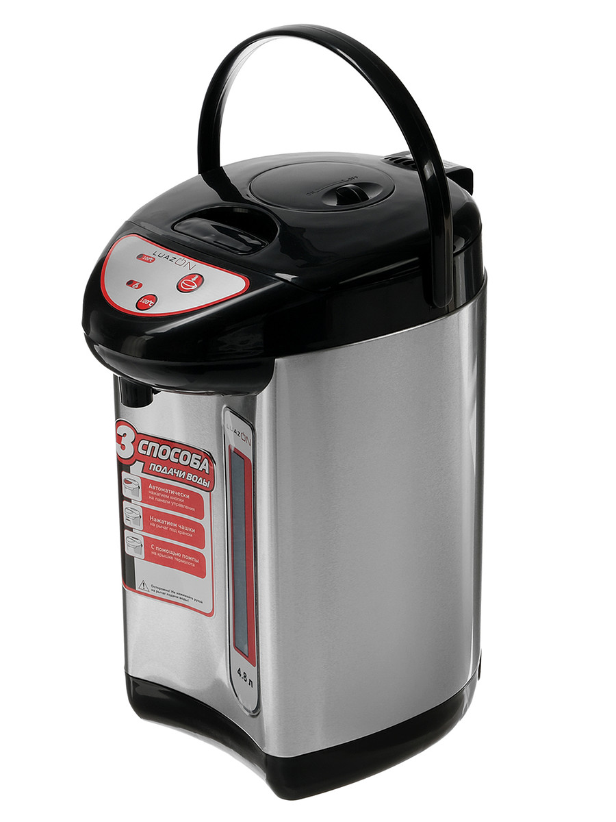 Термопот luazon let-4001, 4.8 л, 3 способа подачи воды, поддержка температуры, 750 вт, Серый
Термопот luazon let-4001, 4.8 л, 3 способа подачи воды, поддержка температуры, 750 вт, Серый
