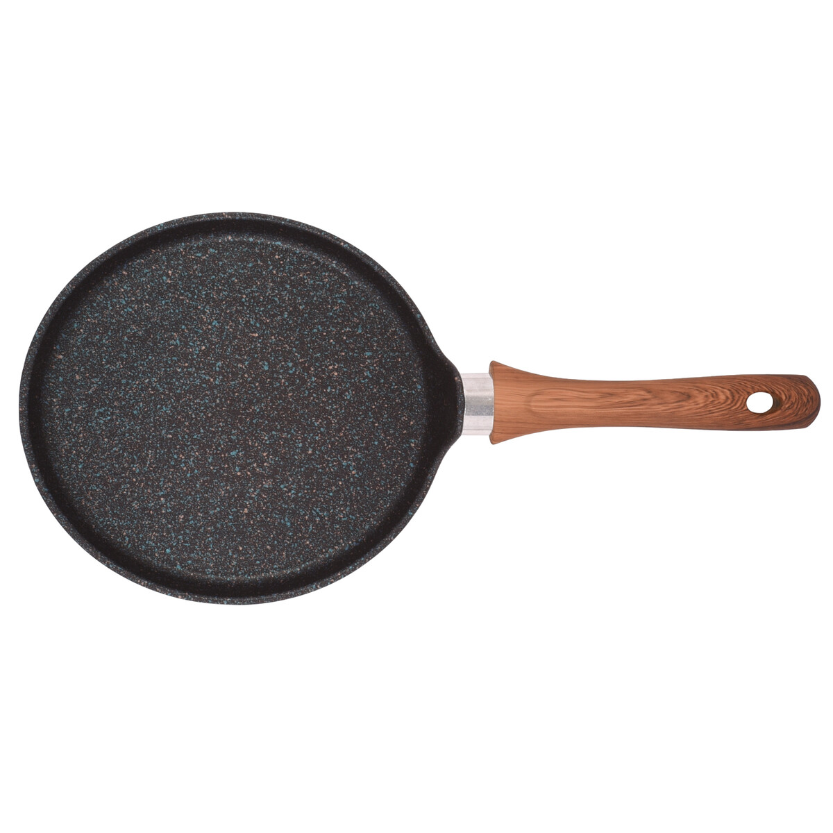 фото Сковорода литая блинная 20см индукция kukmara