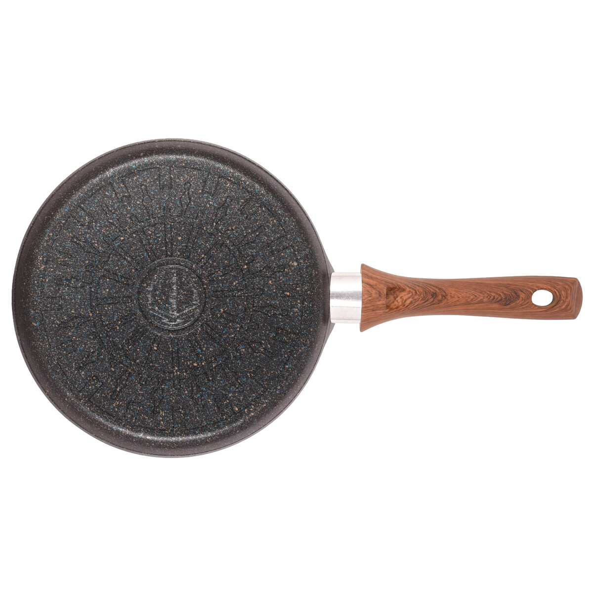 фото Сковорода литая блинная 20см индукция kukmara