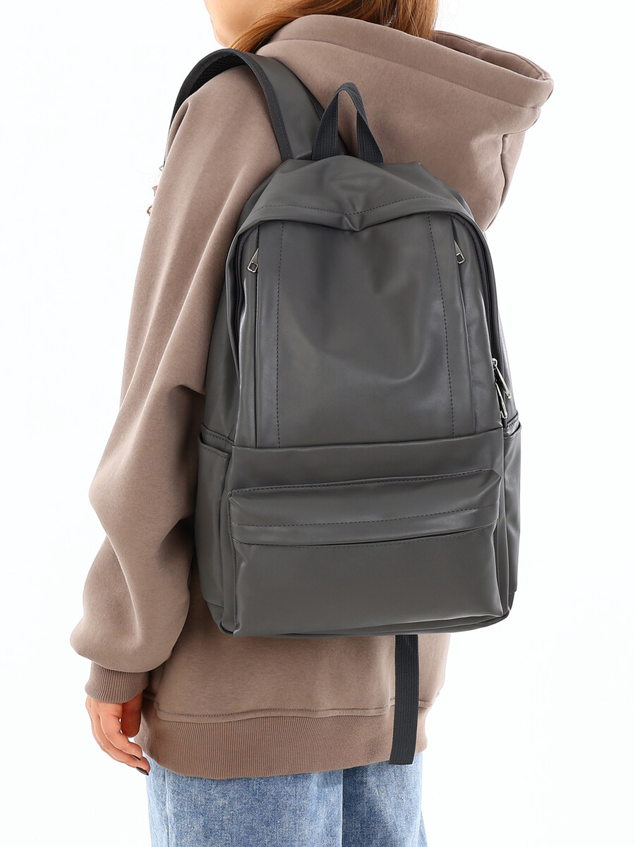 Рюкзак молодежный на молнии, 5 карманов, размер 29×12×42 см, серый
Рюкзак молодежный на молнии, 5 карманов, размер 29×12×42 см, серый