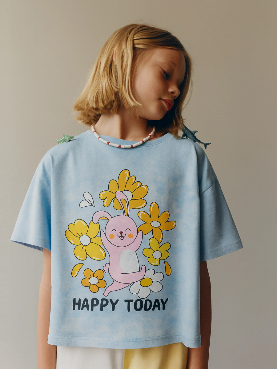 Футболка для девочек в наборе, 2 шт, Голубой;голубой тай дай +ромашки на розовом
Футболка для девочек в наборе, 2 шт, Голубой;голубой тай дай +ромашки на розовом