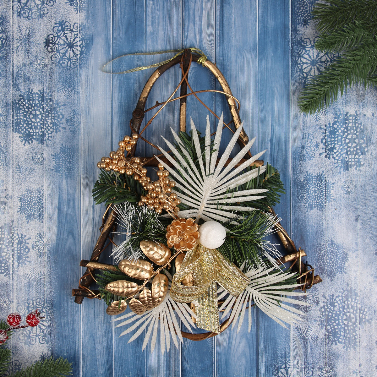 Украшение новогоднее, Золотистый
Украшение новогоднее, Золотистый