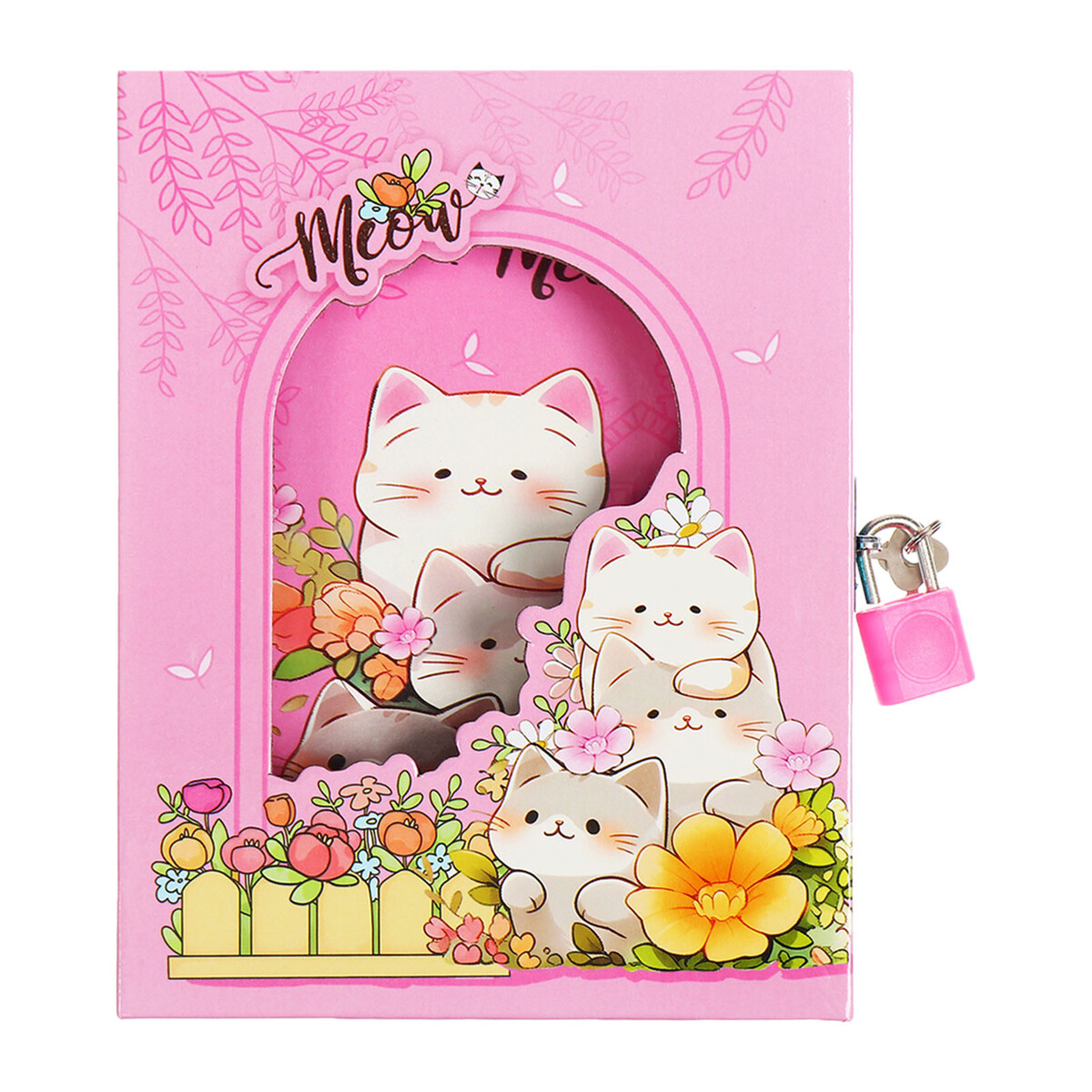 Записная книжка подарочная, 45 листов, линия, на замке, на гребне, котики (16,3х12,7см)
Записная книжка подарочная, 45 листов, линия, на замке, на гребне, котики (16,3х12,7см)