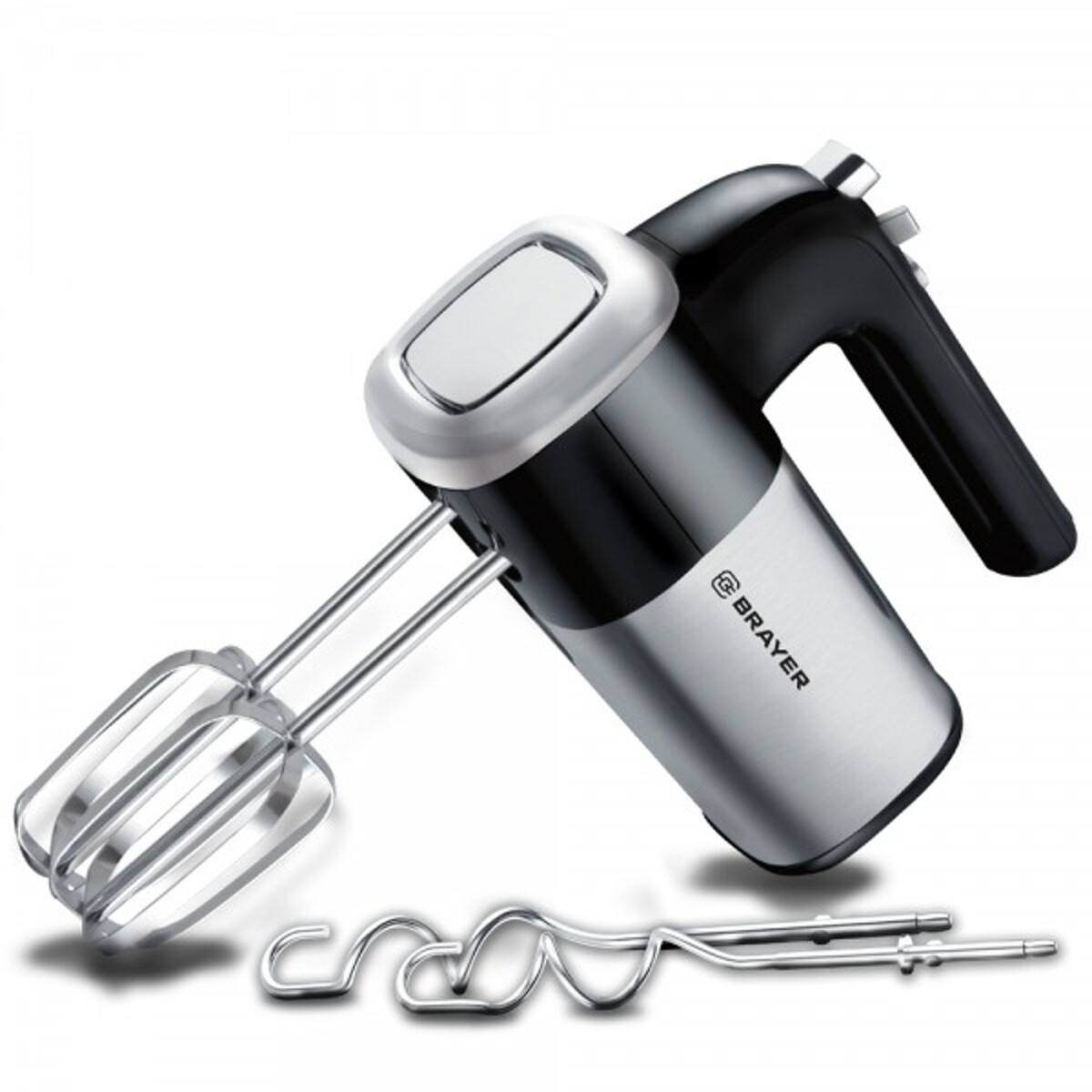 Миксер brayer 1302br, ручной, 800 вт, 5 скоростей, 2 насадки, черно-серый, Черный;серебристый
Миксер brayer 1302br, ручной, 800 вт, 5 скоростей, 2 насадки, черно-серый, Черный;серебристый