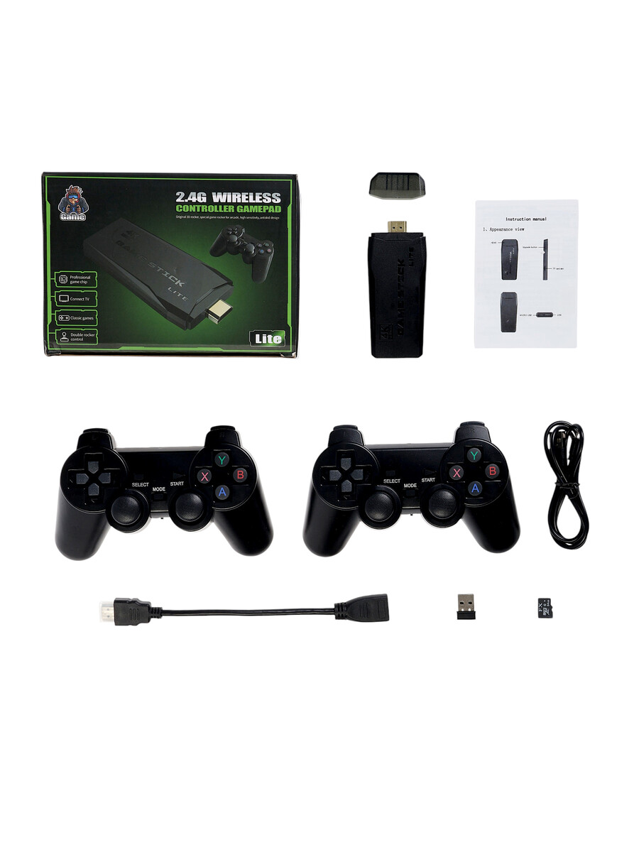 Игровая приставка game-5, 8/16/32 бита, 4k, 64 гб, hdmi, microsd, 2 джойстика, черная, Черный
Игровая приставка game-5, 8/16/32 бита, 4k, 64 гб, hdmi, microsd, 2 джойстика, черная, Черный