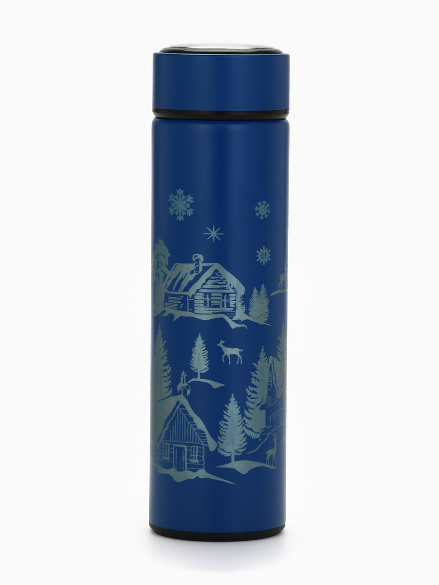 Термос новогодний, Синий
Термос новогодний, Синий