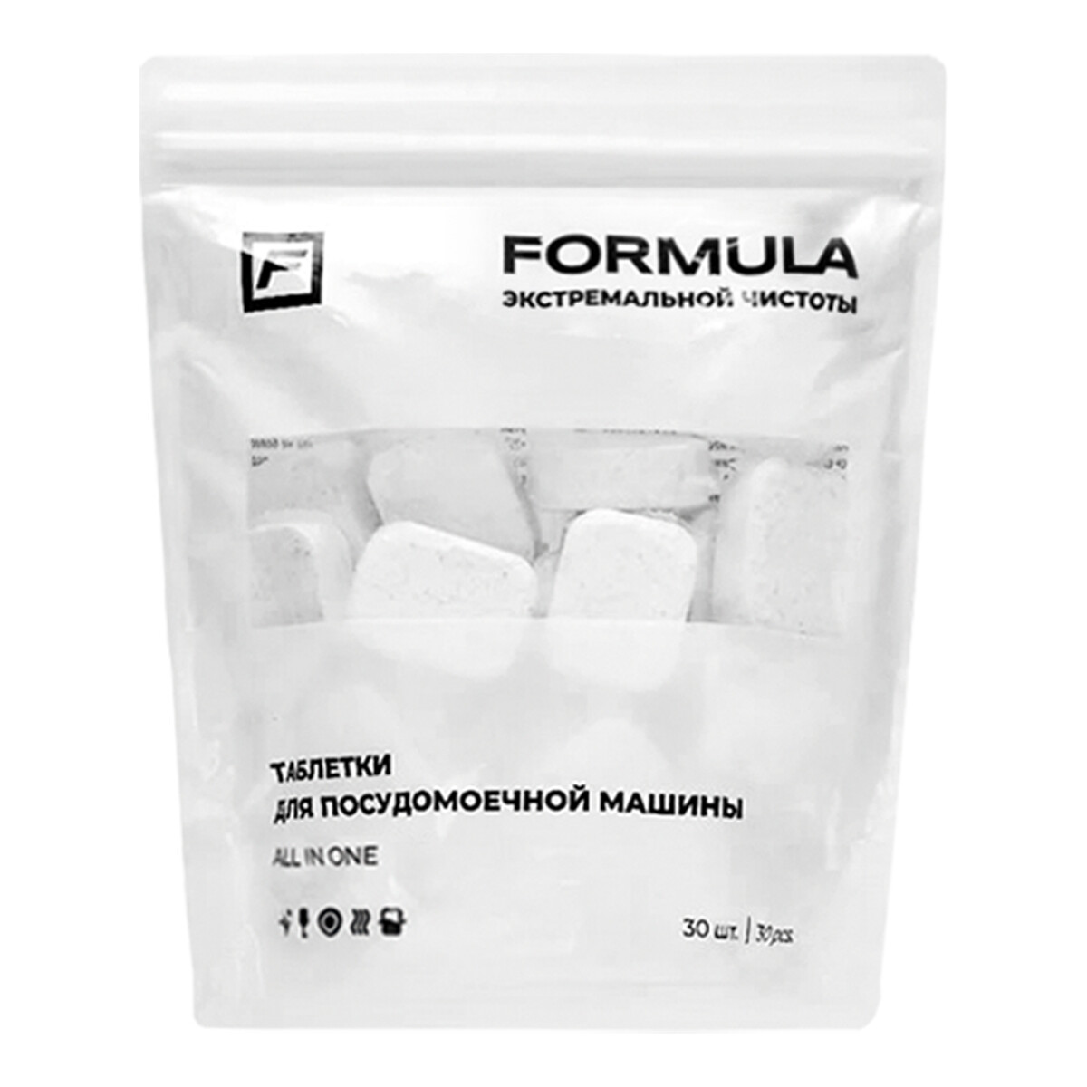 Таблетки для посудомоечной машины ALL IN ONE, 30шт, Белый;черный
Таблетки для посудомоечной машины ALL IN ONE, 30шт, Белый;черный