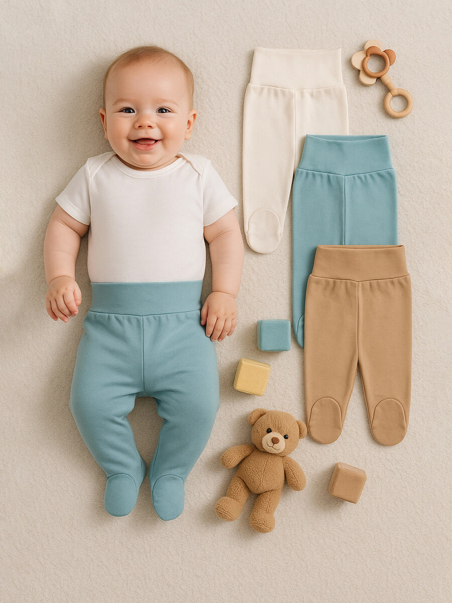 Ползунки детские в наборе, 3 шт, Бежевый;голубой;пудровый +песочный +сланец
Ползунки детские в наборе, 3 шт, Бежевый;голубой;пудровый +песочный +сланец