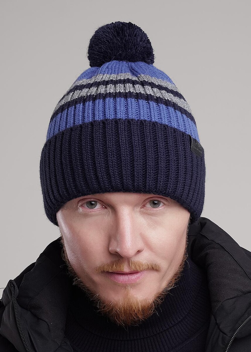 Шапка, Синий;т.синий/меланж серый
Шапка, Синий;т.синий/меланж серый