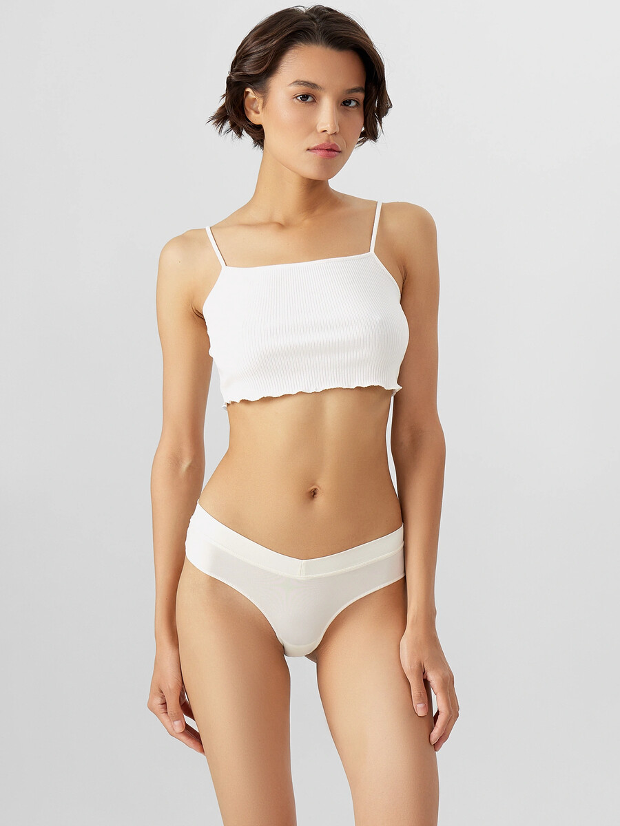 Трусы женские бразилиана молочные, Белый;шампань
Трусы женские бразилиана молочные, Белый;шампань