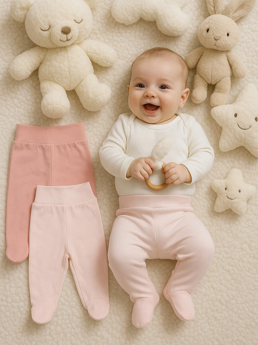 Ползунки детские в наборе, 2 шт, Бежевый;розовый;розовый +розово -коричневый
Ползунки детские в наборе, 2 шт, Бежевый;розовый;розовый +розово -коричневый