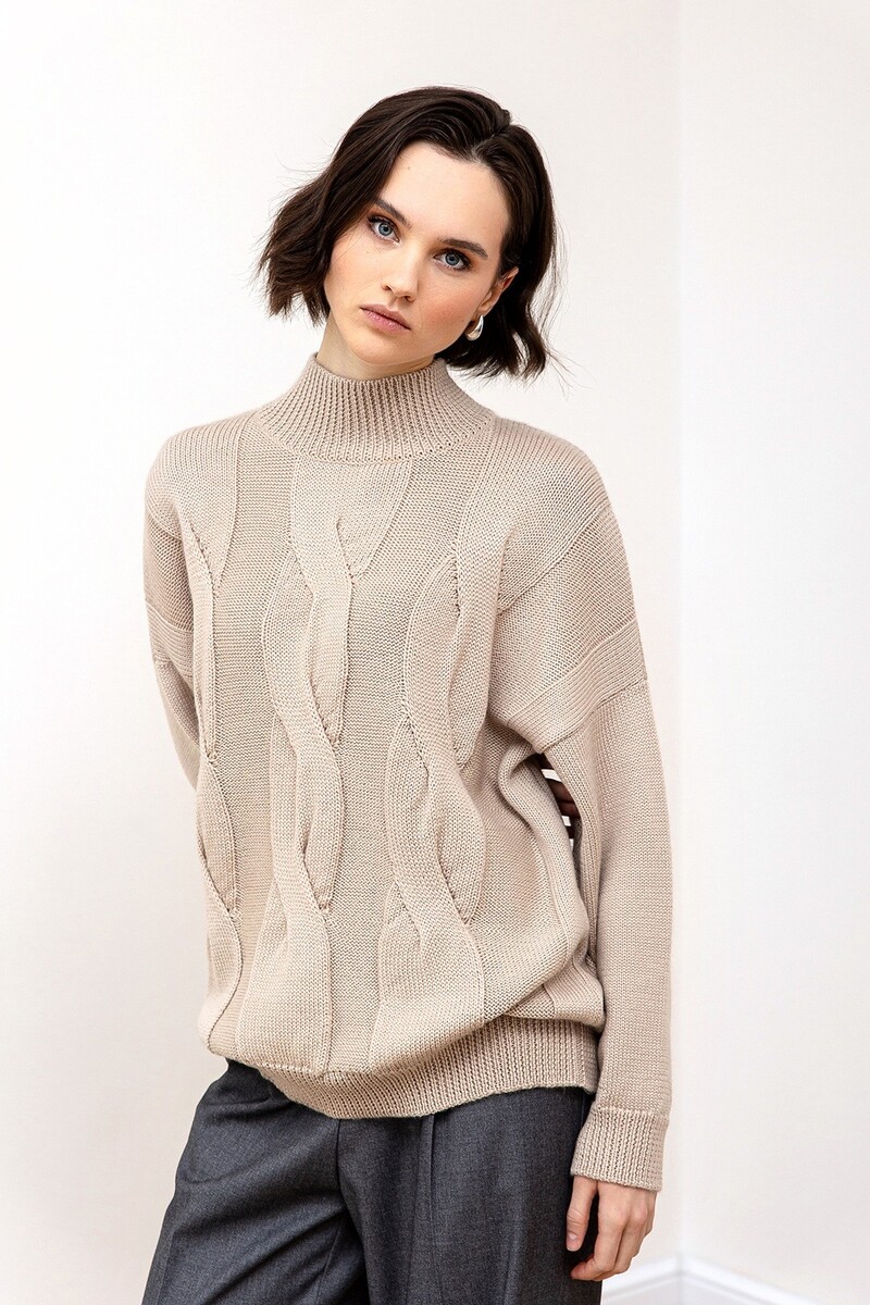 Джемпер, Бежевый;светло-бежевый
Джемпер, Бежевый;светло-бежевый