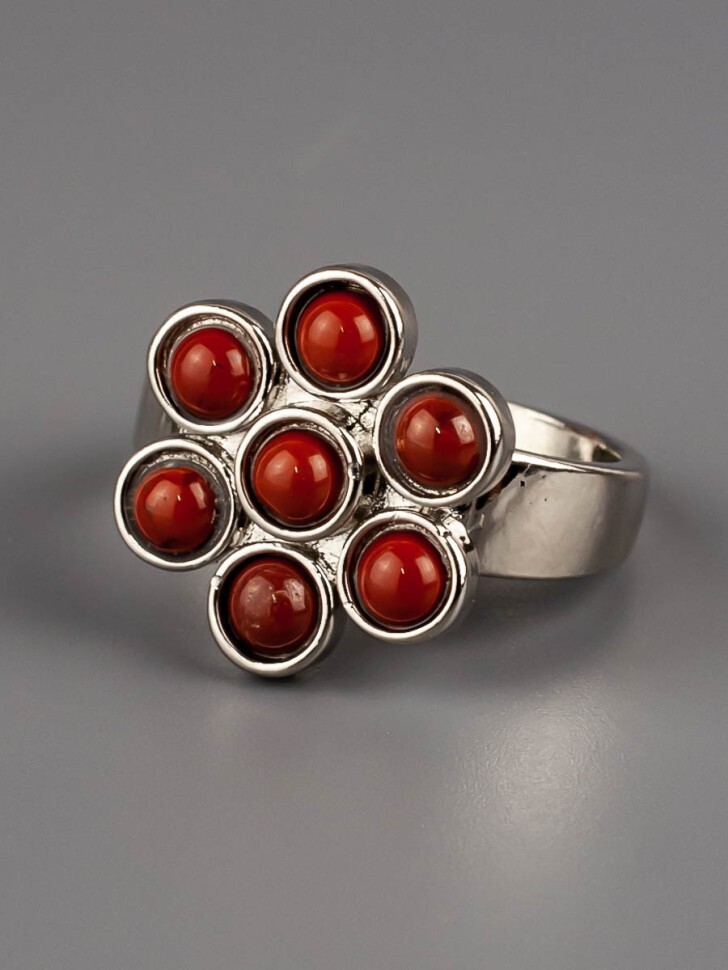 Кольцо, Красный;серебристый
Кольцо, Красный;серебристый