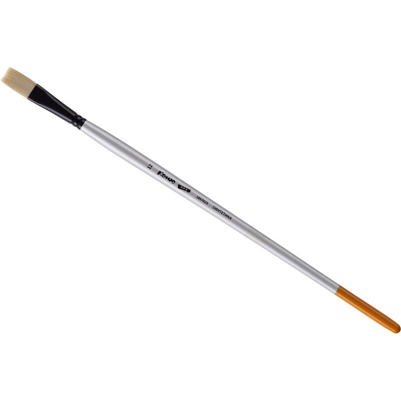 Кисть художественная Комус Арт плоская жесткая синтетика №12
Кисть художественная Комус Арт плоская жесткая синтетика №12