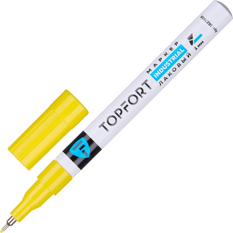 Маркер промышленный лаковый TOPFORT ZP1103 желтый 1 мм (1827859)
Маркер промышленный лаковый TOPFORT ZP1103 желтый 1 мм (1827859)