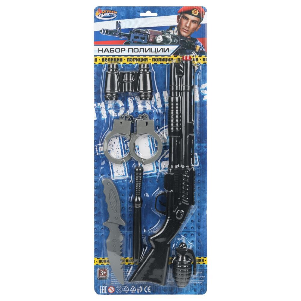 Набор полицейского ТМ "ИГРАЕМ ВМЕСТЕ" ZY965067-R
Набор полицейского ТМ "ИГРАЕМ ВМЕСТЕ" ZY965067-R