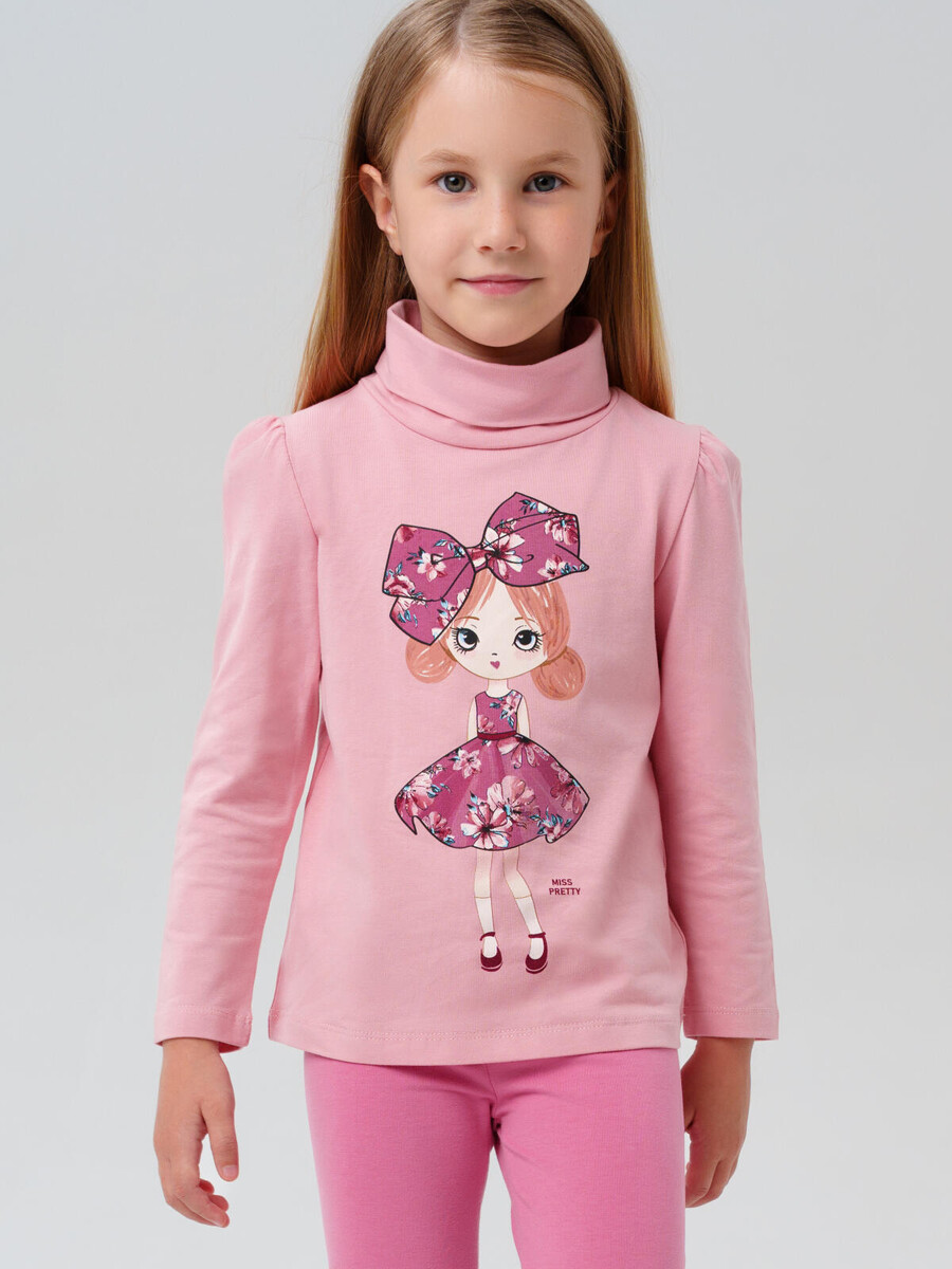 Водолазка трикотажная, Розовый
Водолазка трикотажная, Розовый