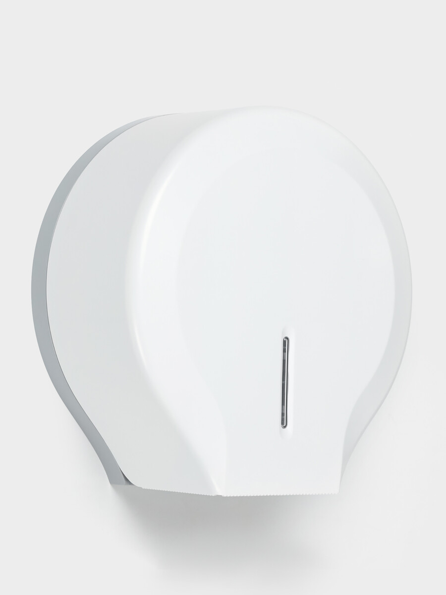 Диспенсер туалетной бумаги, пластик белый, втулка 4 см
Диспенсер туалетной бумаги, пластик белый, втулка 4 см